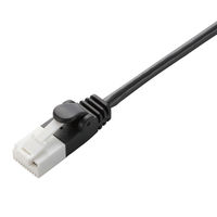 エレコム LANケーブル/CAT6/爪折れ防止/スリム/3m/ブラック LD-GPST/BK30 1個