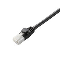 LANケーブル 3m cat6 爪折れ防止 ギガビット より線 スリムコネクタ 黒 LD-GPT/BK30 エレコム 1個