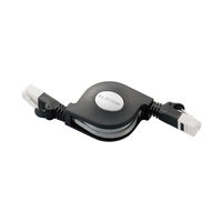エレコム LANケーブル/CAT6/爪折れ防止/巻取/1.5m/ブラック LD-MCTGT/BK 1個