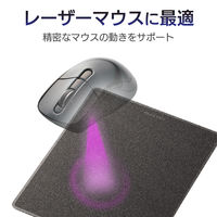 エレコム レーザーマウス対応マウスパッド/ブラック MP-108BK 1個（直送品）