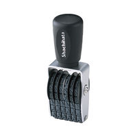 シヤチハタ 回転ゴム印タート用 欧文6連 3号 CF-63GT 1個