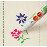 シヤチハタ 布描きマーカー 赤 KT-2-R 1本