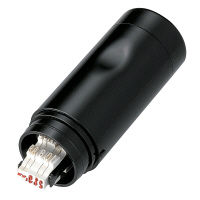 シヤチハタ データーネームEX15号 ブラック 本体 朱 XGL-15H-OR 1個