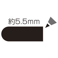 シヤチハタ ポップメイト水性顔料 丸6 レッド PMP-6Aアカ 1本