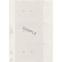 日本法令 工事写真帳台紙(A-L6W・4穴) 建設 41-4M 100 1冊