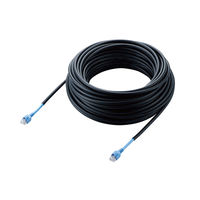 LANケーブル 30m cat5e 屋外対応 単線 黒 LD-VAPFR/BK30 エレコム 1個