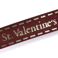 ササガワ リボン バレンタイン 茶 50-338 1巻(10m巻)