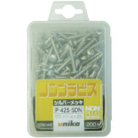 ユニカ プラグレスアンカーノンプラビス　ステンレス　座付ナベ頭　Ｂドリルナシ（110本） PWS425DN　1パック