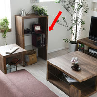 B.Bファニシング SAND（サンド） 3段ラック ブラウン 幅600×奥行280×高さ1015mm SNR-60BR 1台（直送品）