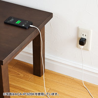サンワサプライ 超小型USB充電器（1A出力・ホワイト） ACA-IP32WN 1個（直送品）