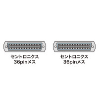 サンワサプライ ジェンダーチェンジャー（セントロニクス系コネクタ） ADC36S-FF 1個（直送品）