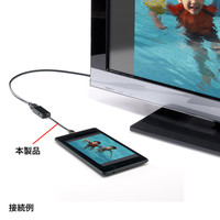 サンワサプライ SlimPort-HDMI変換アダプタ AD-HD14SP 1個（直送品）