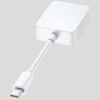 サンワサプライ 4K対応Mini DisplayPort-HDMI変換アダプタ AD-MDPHD008 1個