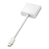 サンワサプライ ミニDisplayPort-HDMI変換アダプタ AD-MDPPHD01 1個
