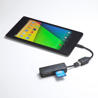 サンワサプライ アンドロイド対応カードリーダー ADR-AML22BK 1個（直送品）