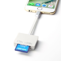 サンワサプライ Lightningカードリーダー ADR-IPLSDW 1個（直送品）