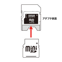サンワサプライ miniSDアダプタ ADR-MINIK2 1個（直送品）