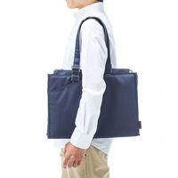 サンワサプライ カジュアルPCバッグ ネイビー/15.6インチワイドまで対応 BAG-CA4NV 1個