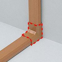 サンワサプライ ケーブルカバー（入角、ブラウン） CA-KK26BRR 1個（直送品）