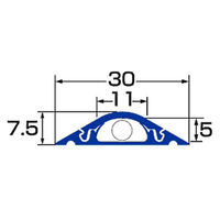 サンワサプライ ケーブルカバー(ライトブラウン) CA-R30LBR 1個