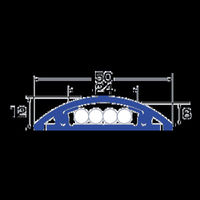 サンワサプライ エコケーブルカバー(グレー) CA-R50ECGY 1個
