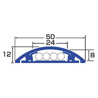 サンワサプライ ケーブルカバー(木目) CA-R50M 1個（直送品）