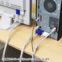 サンワサプライ ケーブルタイ(スパイラル) CA-SP9BKN 1個（直送品）
