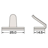 サンワサプライ ケーブルステッカー CA-ST15 1セット(10個入)