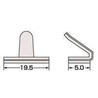 サンワサプライ ケーブルステッカー CA-ST5 1セット（10個入り）（直送品）