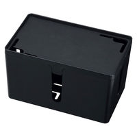 サンワサプライ ケーブル&タップ収納ボックス CB-BOXP1BKN2 1個