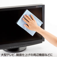 サンワサプライ マイクロファイバークリーニングクロス CD-CC13BL 1個