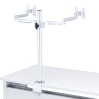 【処分品】サンワサプライ 水平多関節液晶モニタアーム（H700 左右2面） CR-LA1404N 1台（直送品）