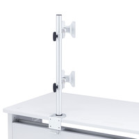 サンワサプライ 水平多関節液晶モニタアーム（H700 上下2面） CR-LA1405N 1台（直送品）