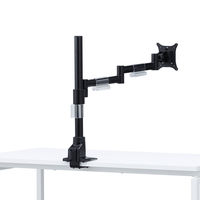 モニターアーム　ディスプレイアーム　1画面　シングル　32インチ対応　8kgまで　クランプ式　CR-LA1501BK　サンワサプライ　1台