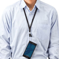 サンワサプライ ネックストラップ(10mm幅) DG-ST16BK 1個（直送品）