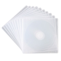 サンワサプライ DVD・CDケース（クリア） FCD-21CN 1セット（10枚入り）（直送品）