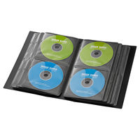 サンワサプライ ブルーレイディスク対応ファイルケース(104枚収納・ブラック) FCD-FLBD104BK 1個