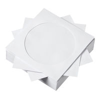 サンワサプライ DVD・CDペーパースリーブケース FCD-PS50WN 1セット(50枚入)（直送品）