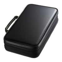 サンワサプライ DVD・CDセミハードケース(96枚収納・ブラック) FCD-WL96BK 1個