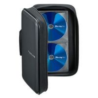 サンワサプライ ブルーレイディスク対応セミハードケース(104枚収納・ブラック) FCD-WLBD104BK 1個