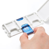 サンワサプライ SDカードケース(6枚収納・ホワイト) FC-MMC23SDW 1個