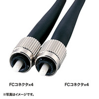 サンワサプライ ロバスト光ファイバケーブル 50m ブルー HKB-FCFCRB1-50（直送品）