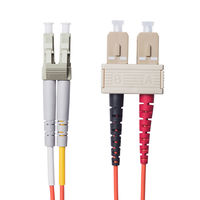 サンワサプライ 光ファイバケーブル5m HKB-LS5-05K 1個（直送品）