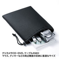 サンワサプライ マルチクッションケース(巾着タイプ) IN-C3K 1個