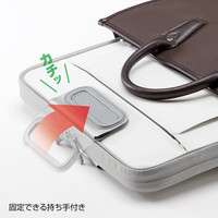 サンワサプライ 衝撃吸収インナーケース（13.3型ワイド） ホワイト IN-H13WN 1個（直送品）