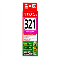 【処分品】キヤノン（Canon）用 詰め替えインク INK-C321M30 マゼンタ 1個（直送品）