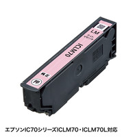 エプソン（EPSON）用 詰め替えインク INK-E70LM30 ライトマゼンタ （ICLM80/80L・ICLM70/70L対応） 1個（直送品）
