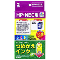 HP（ヒューレット・パッカード） 詰め替えインク INK-HP2K15S 各15ml （HP57/HP28用） 1パック（3色入）（直送品）