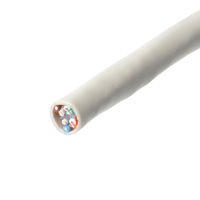 サンワサプライ カテゴリ6UTP単線ケーブルのみ 100m ライトグレー KB-T6L-CB100N