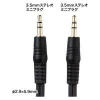 サンワサプライ オーディオケーブル KM-A2-100K2 1本（直送品）